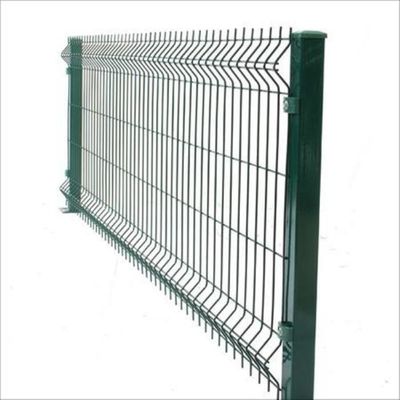 50×200mm Mesh 4mm 와이어 지름 3D 곡선 울타리 50×50mm 퀘어 포스트와 함께 야외 빌라 경계