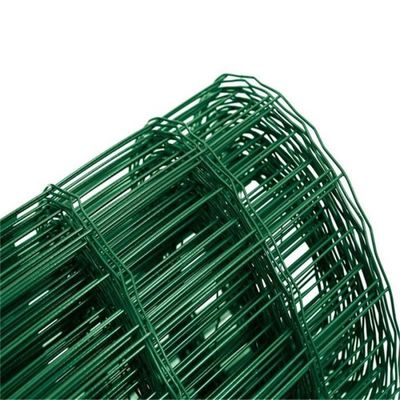 1.83m X 25m 녹색 네덜란드 유로 와이어 메쉬 울타리 PVC 코팅 부식 저항성