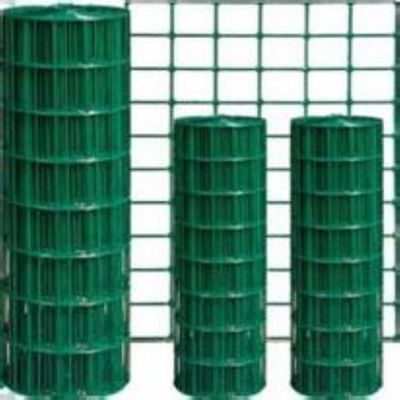 6Gauge PVC 용접 철망 4x4 녹색 Pvc 코팅 용접 철자 울타리