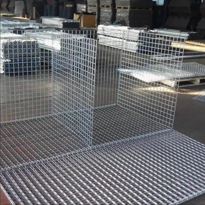 1*1*1m 뜨거운 담궈진 직류 전기를 통한 돌 감금소 용접된 Gabion 상자 옹벽 Gabion 바구니