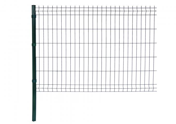 Yard Link 3D curved Fence Pvc Coated Iron Wire Fence Steel Panel Forti V Fold Welded Wire Mesh Panel