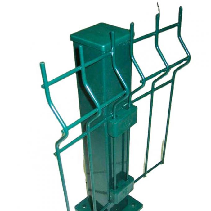 PVC 코팅 3d 용접 철자 울타리 곡선 금속 정원 울타리 2.3m * 3m 0